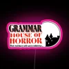 Vibrant RGB LED neon sign for spooky horror home decor