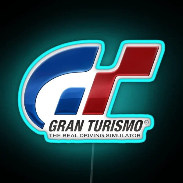 Gran Turismo Logo Colors RGB Neon Sign
