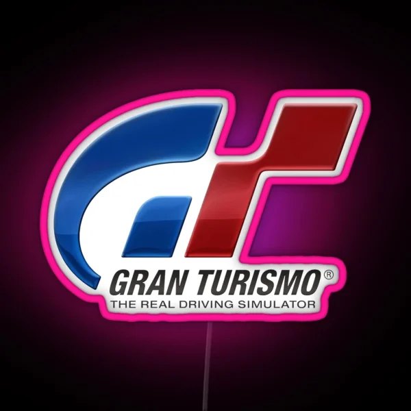 Gran Turismo Logo Colors RGB Neon Sign