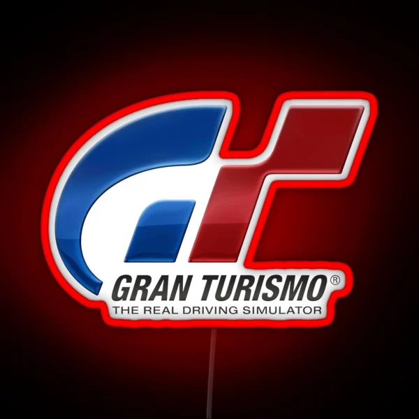 Gran Turismo Logo Colors RGB Neon Sign