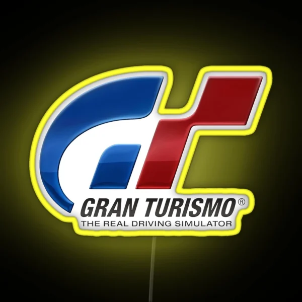 Gran Turismo Logo Colors RGB Neon Sign