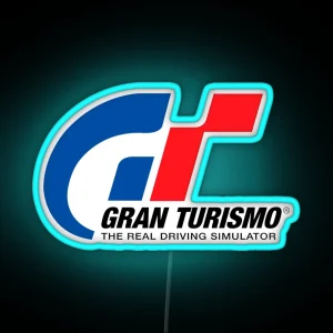 Gran Turismo Original Logo Colors RGB Neon Sign