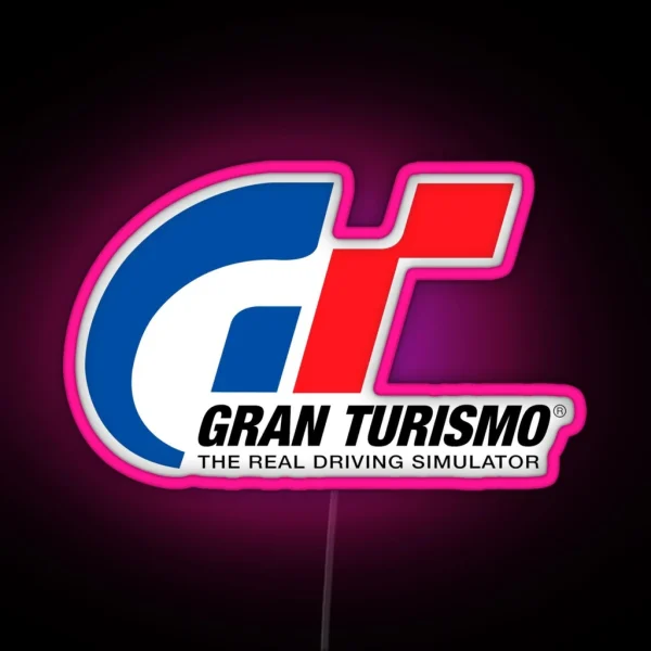 Gran Turismo Original Logo Colors RGB Neon Sign
