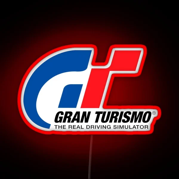 Gran Turismo Original Logo Colors RGB Neon Sign