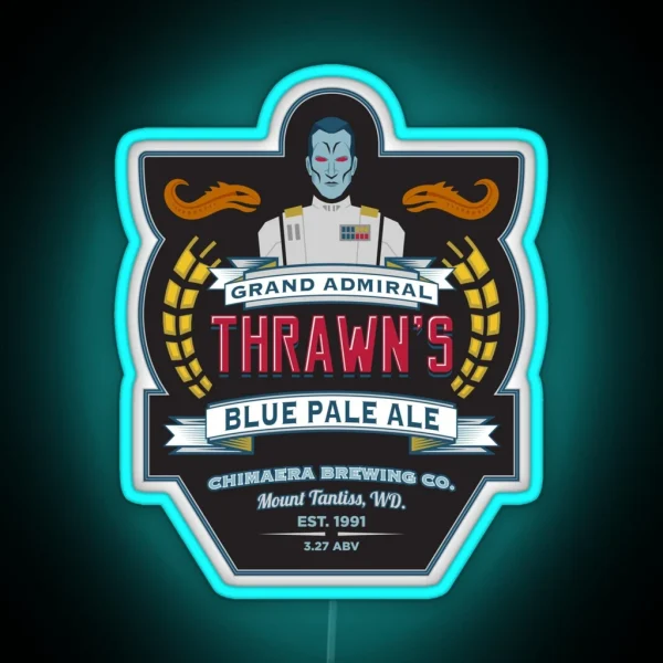 Grand Admiral Thrawn S Blue Pale Ale RGB Neon Sign