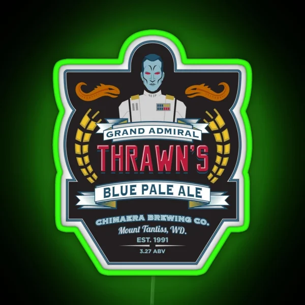 Grand Admiral Thrawn S Blue Pale Ale RGB Neon Sign