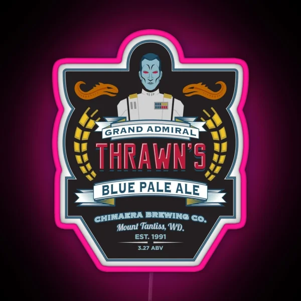Grand Admiral Thrawn S Blue Pale Ale RGB Neon Sign