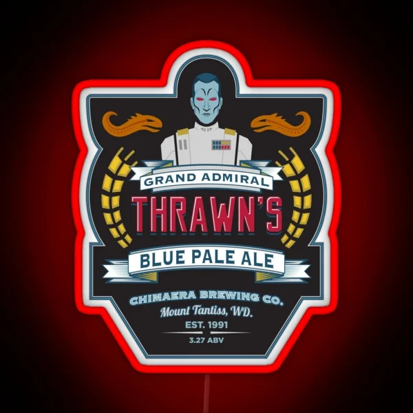 Grand Admiral Thrawn S Blue Pale Ale RGB Neon Sign