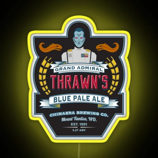 Grand Admiral Thrawn S Blue Pale Ale RGB Neon Sign