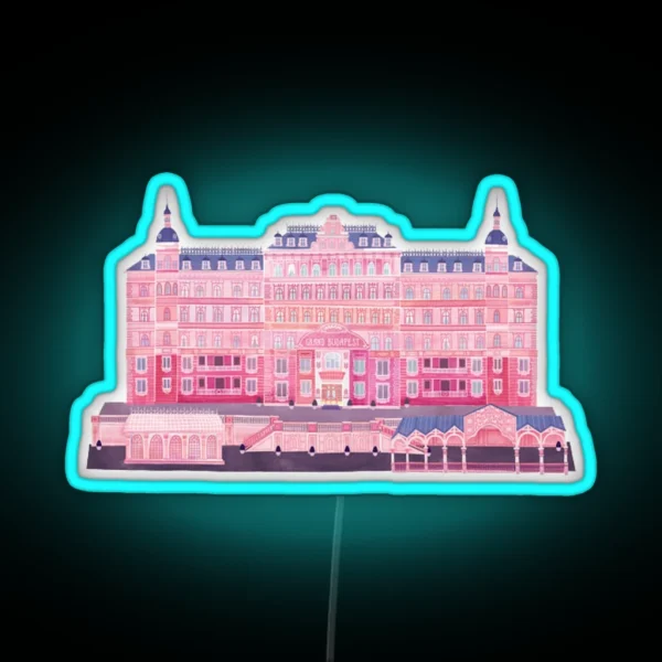 Grand Budapest Hotel RGB Neon Sign