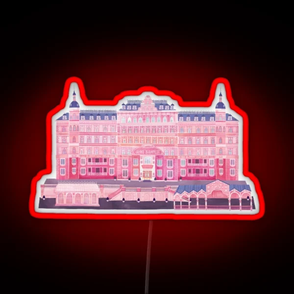Grand Budapest Hotel RGB Neon Sign