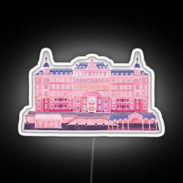 Grand Budapest Hotel RGB Neon Sign
