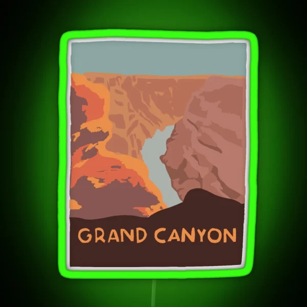 Grand Canyon RGB Neon Sign