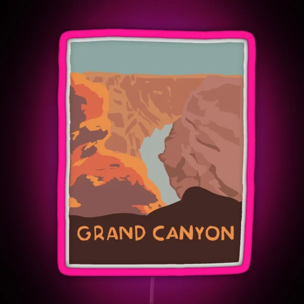 Grand Canyon RGB Neon Sign