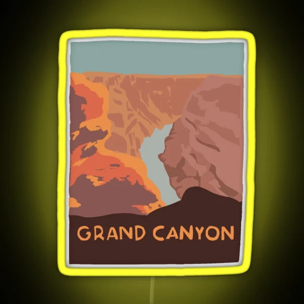 Grand Canyon RGB Neon Sign