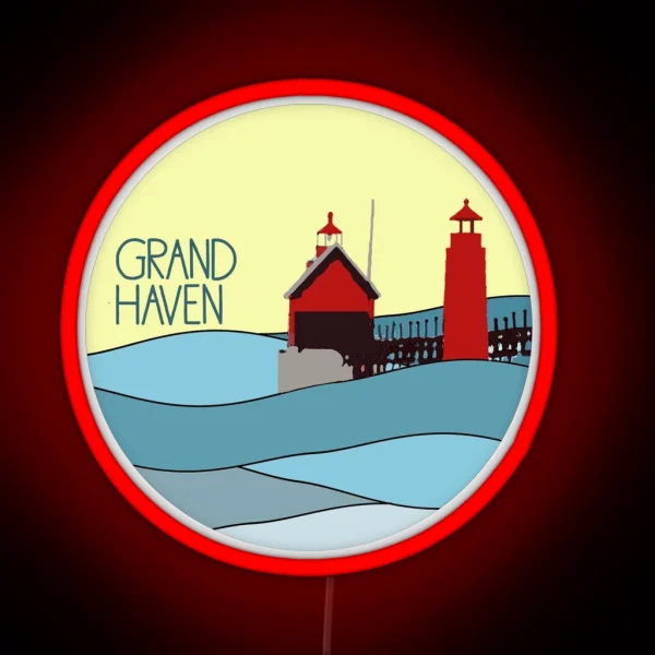 Grand Haven RGB Neon Sign