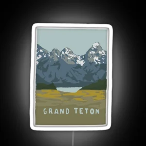 Grand Teton RGB Neon Sign