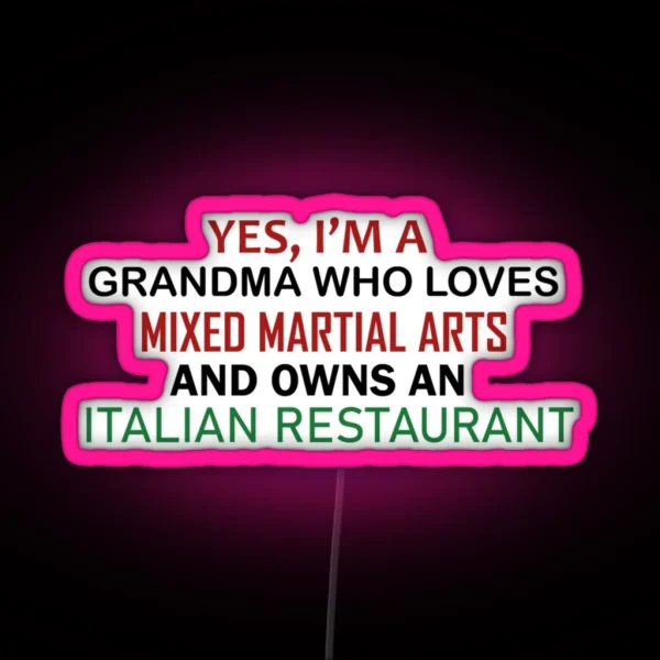 Grandma RGB Neon Sign