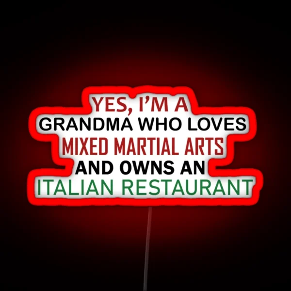Grandma RGB Neon Sign