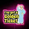 Customizable grandpa joe golden ticket rgb led neon sign art display