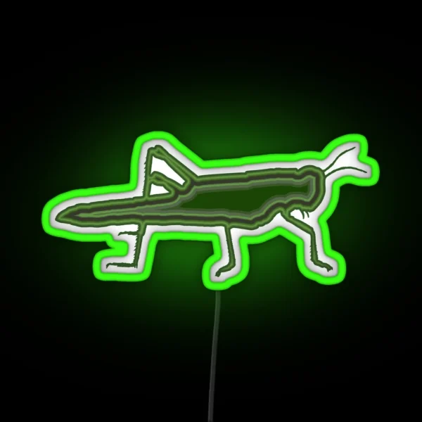 Grasshopper Legendary Animals RGB Neon Sign
