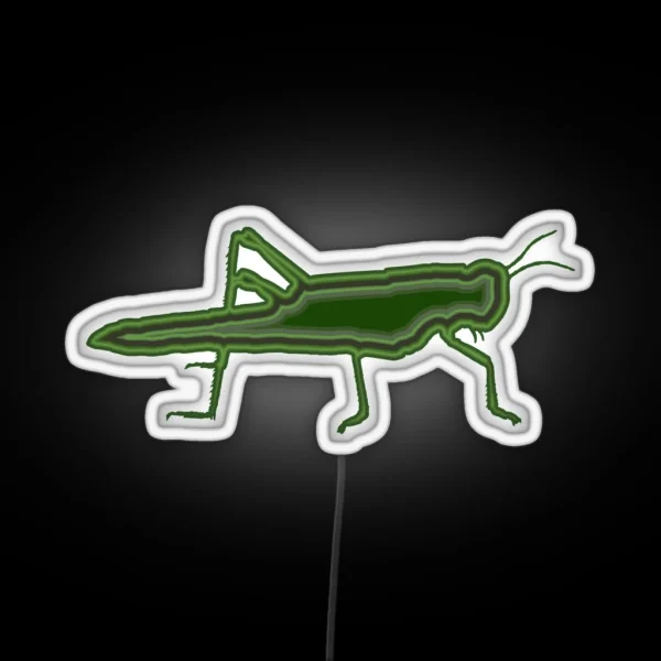 Grasshopper Legendary Animals RGB Neon Sign