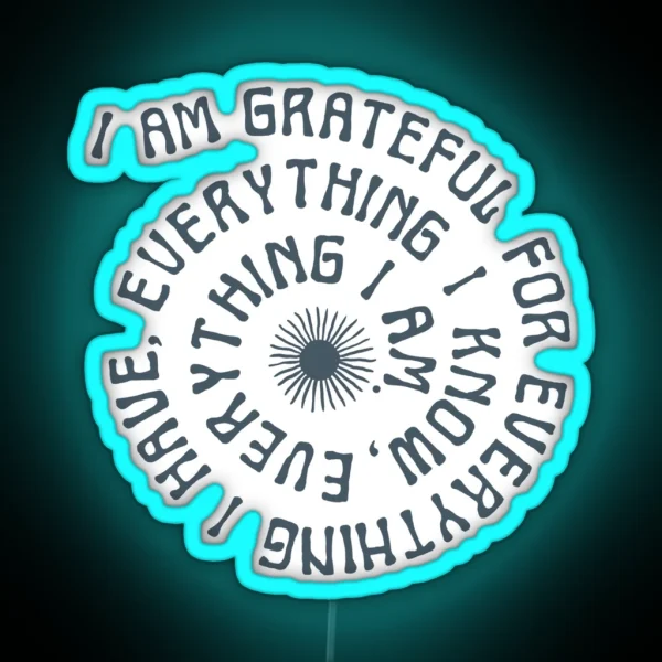 Grateful RGB Neon Sign