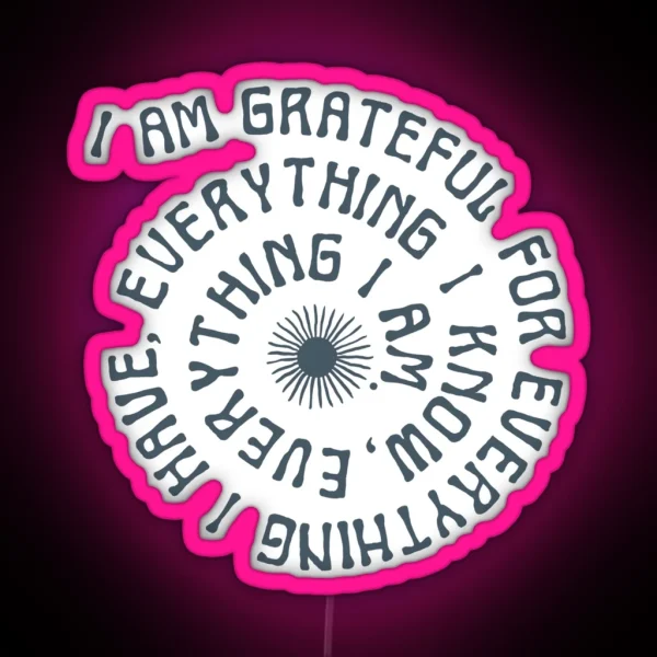 Grateful RGB Neon Sign