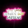 Vibrant RGB LED Canvas Sign with Customizable Text and Images.