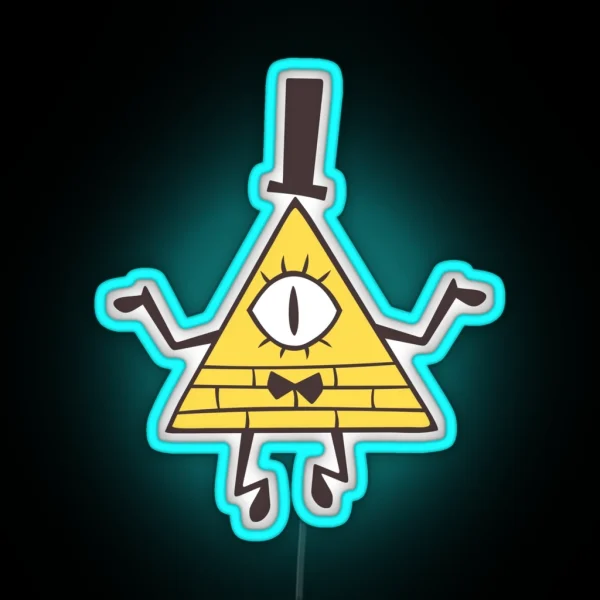 Gravity Falls Bill Cipher RGB Neon Sign