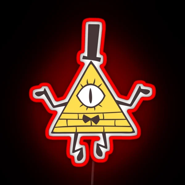 Gravity Falls Bill Cipher RGB Neon Sign