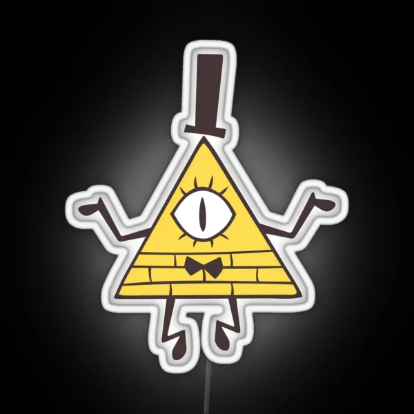 Gravity Falls Bill Cipher RGB Neon Sign