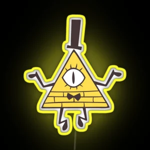 Gravity Falls Bill Cipher RGB Neon Sign