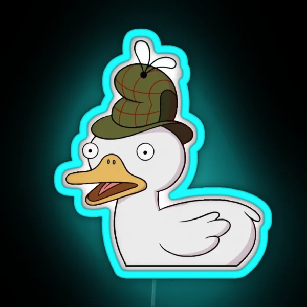Gravity Falls Ducktective RGB Neon Sign