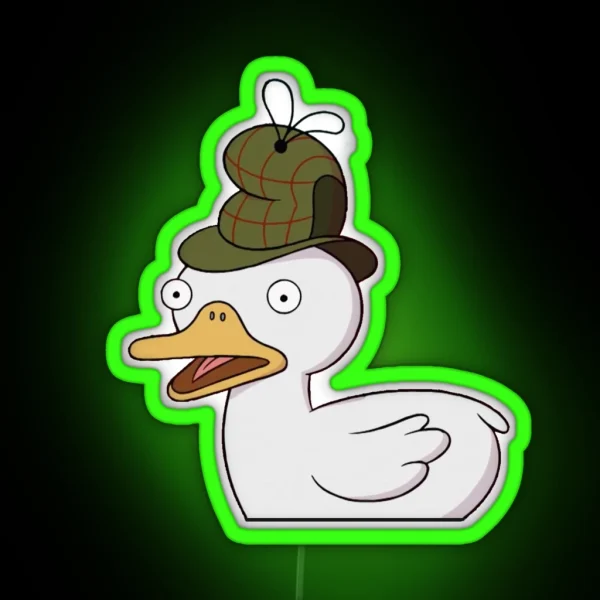 Gravity Falls Ducktective RGB Neon Sign