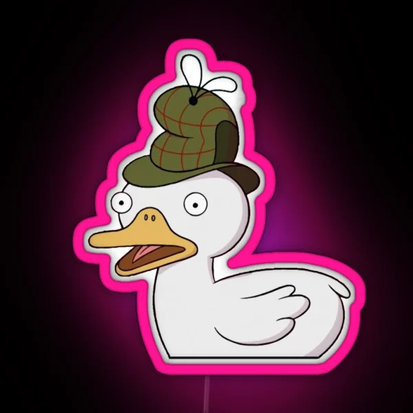 Gravity Falls Ducktective RGB Neon Sign