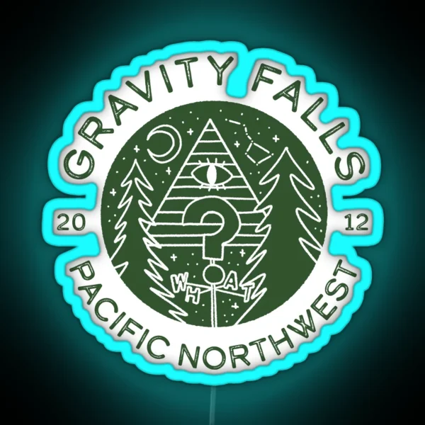 Gravity Falls RGB Neon Sign