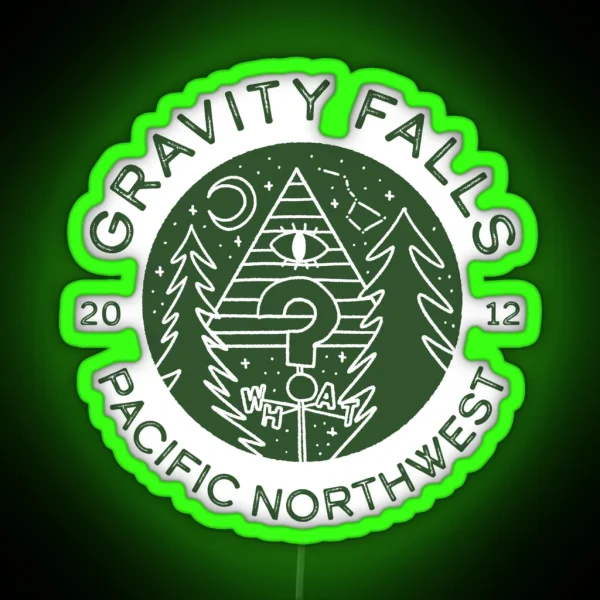 Gravity Falls RGB Neon Sign