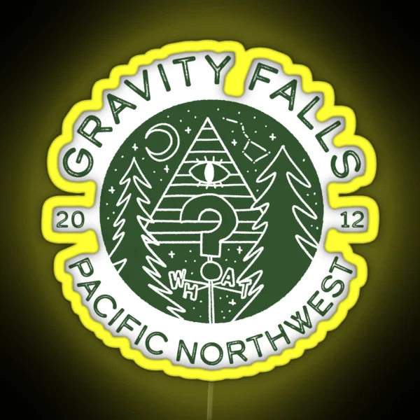 Gravity Falls RGB Neon Sign