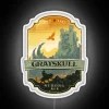 Electric glow of He-Man's castle radiates vibrant Grayskull ale spirit