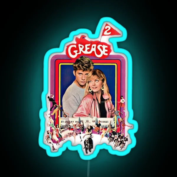 Grease 2 Classic 80 S Film RGB Neon Sign