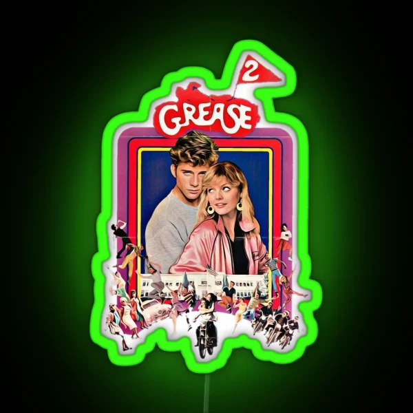 Grease 2 Classic 80 S Film RGB Neon Sign