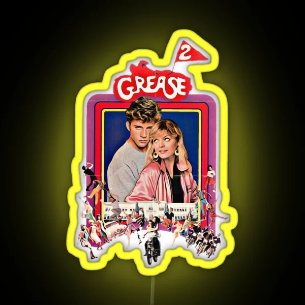 Grease 2 Classic 80 S Film RGB Neon Sign