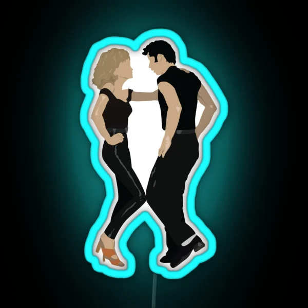 Grease Danny And Sandy RGB Neon Sign