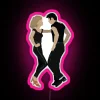 Vintage Inspired RGB Neon Sign Featuring Grease's Iconic Danny & Sandy Characters