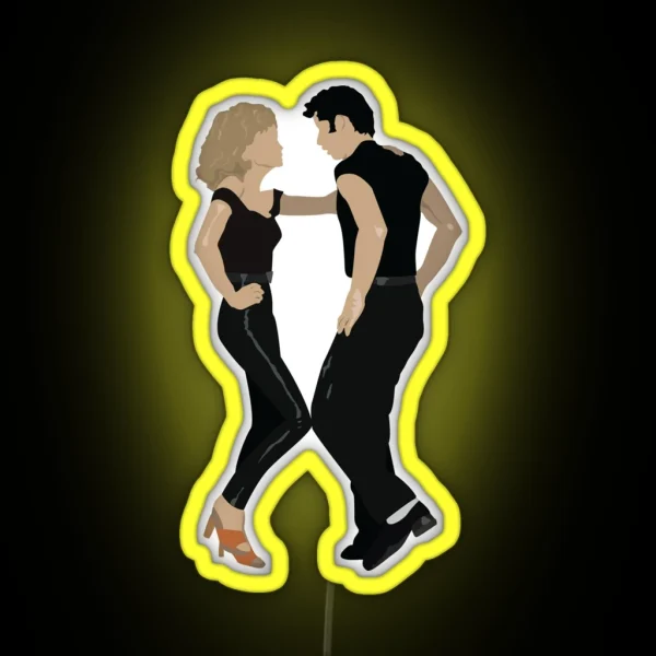 Grease Danny And Sandy RGB Neon Sign