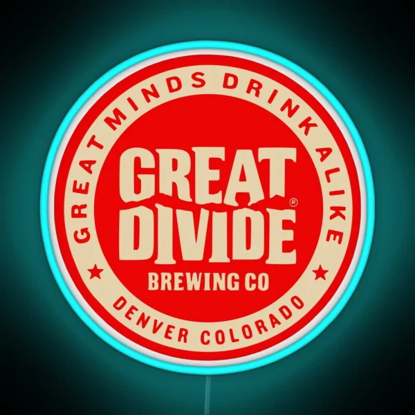 Great Divide Brewing Co Logo RGB Neon Sign