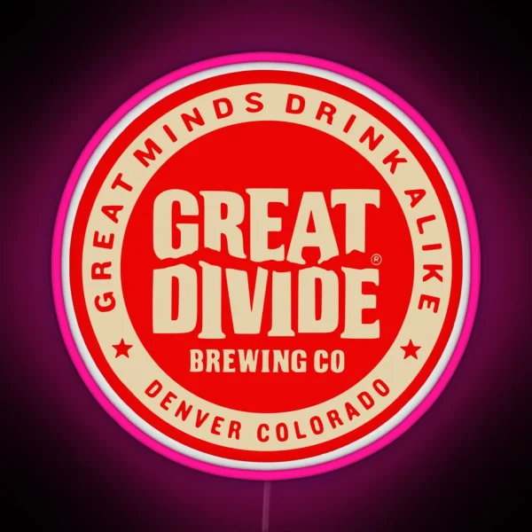 Great Divide Brewing Co Logo RGB Neon Sign