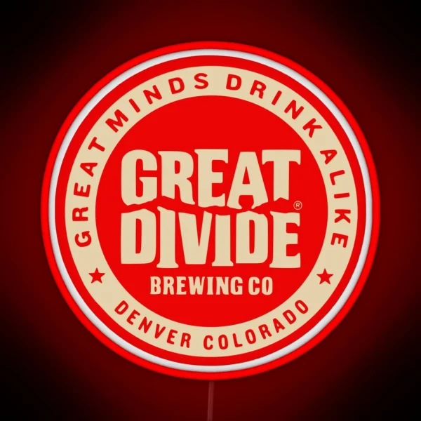 Great Divide Brewing Co Logo RGB Neon Sign