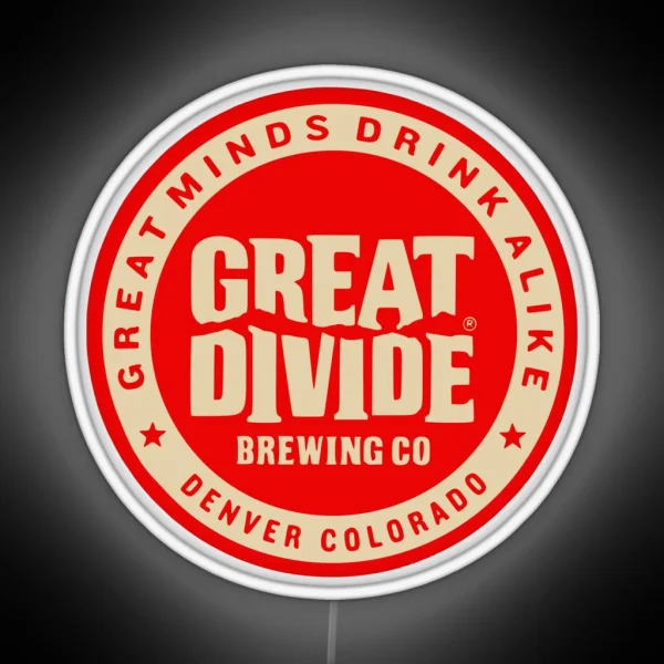 Great Divide Brewing Co Logo RGB Neon Sign